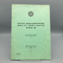 STEYR Teileverzeichnis Anbaumähwerk