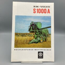 BM VOLVO Prospekt Mähdrescher S1000A
