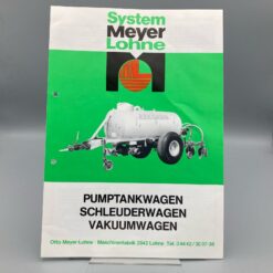 MEYER-LOHNE Prospekt Pumptankwagen