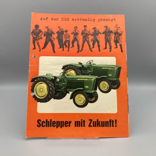 JOHN DEERE LANZ Prospekt Schlepper 300/500