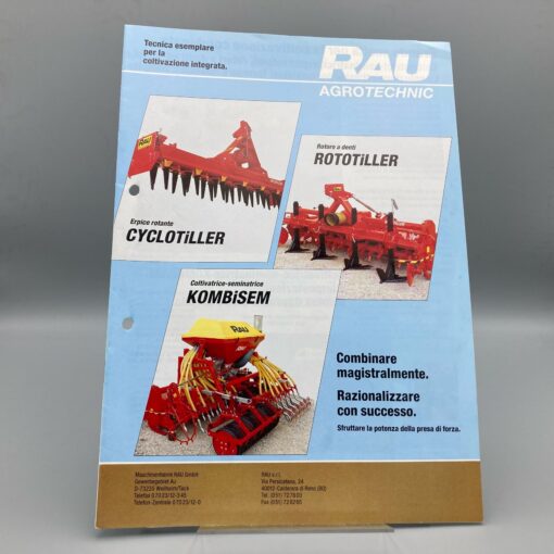 RAU Agrotechnic Prospekt Eggen/Sämaschine