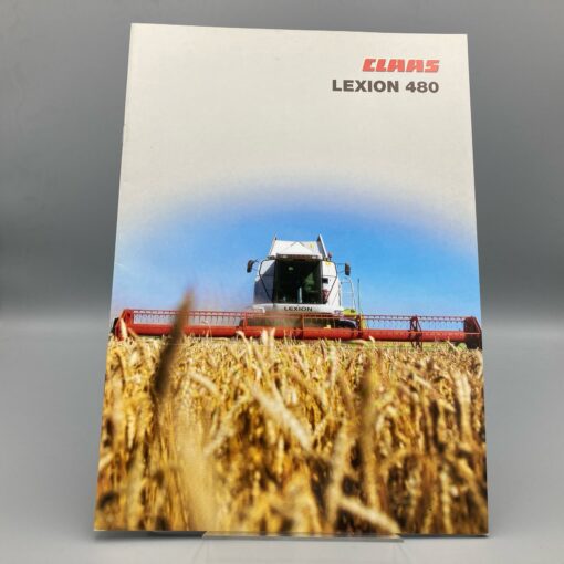 CLAAS Prospekt Mähdrescher Lexion 480