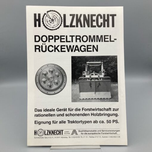 HOLZKNECHT Prospekt Doppeltrommel-Rückewagen