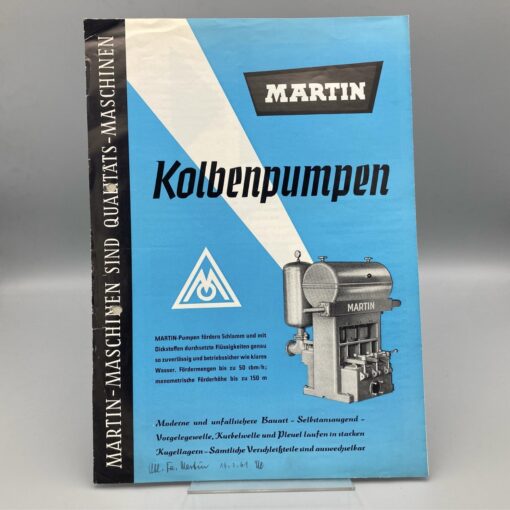 MARTIN Prospekt Kolbenpumpen