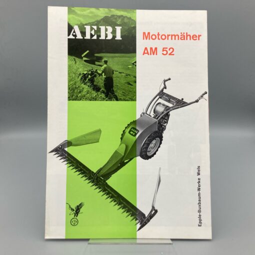 AEBI Prospekt Motormäher AM52