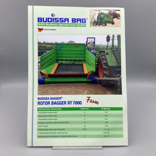 BAG BUDISSA Prospekt Rotor Bagger