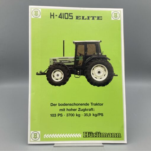 HÜRLIMANN Prospekt Traktor H-4105 Elite