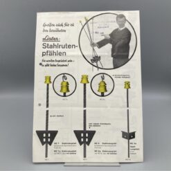 LISTER Prospekt Elektrozaun-Stahlrutenpfähle