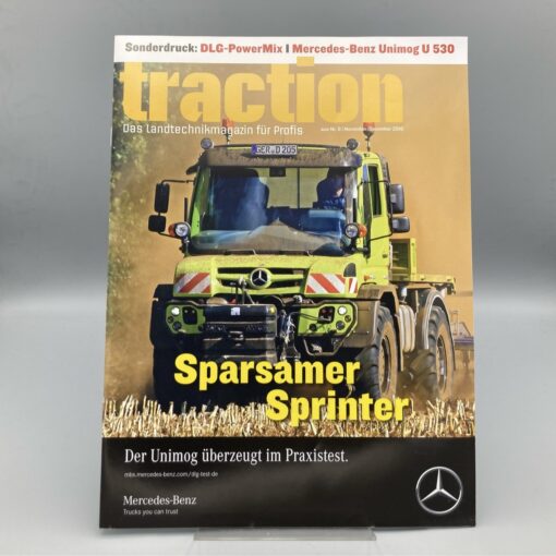 MERCEDES-BENZ UNIMOG Firmenzeitung "traction" Nr. 6 11/12 2016