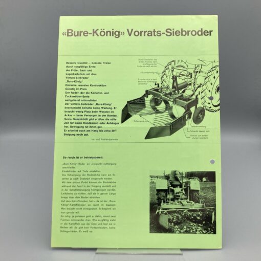 BURE-KÖNIG Prospekt Vorrats-Siebroder