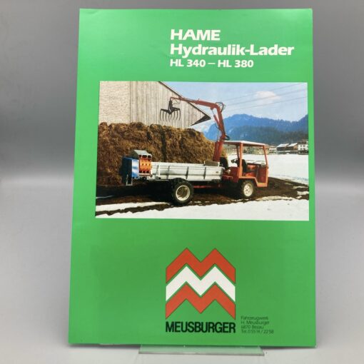 MEUSBURGER Prospekt HAME Hydraulik-Lader