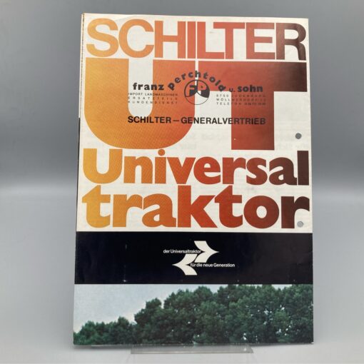 SCHILTER Prospekt/Poster Universal-Traktor UT