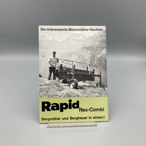 RAPID Prospekt Motormäher "Rex-Combi"