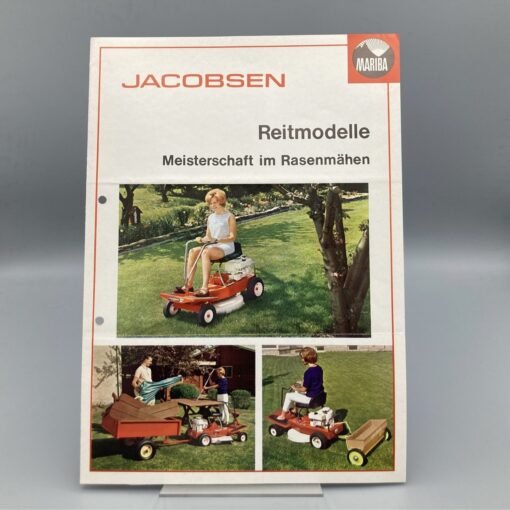 JACOBSEN Prospekt Rasenmäher Reitmodell