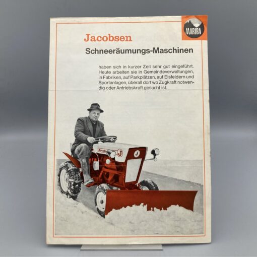 JACOBSEN Prospekt Schneeräumungs-Maschinen