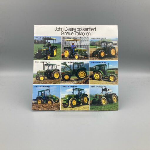 JOHN DEERE Prospekt Traktoren-Programm