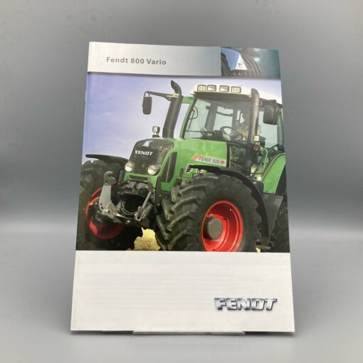 FENDT Prospekt Traktor 800 Vario