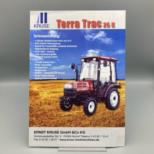 KRUSE Prospekt Traktor Terra Trac 25k