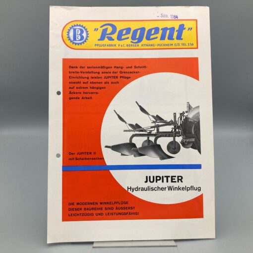 REGENT Prospekt Winkelpflug "Jupiter"