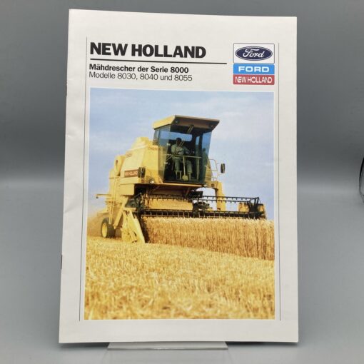 NEW HOLLAND Prospekt Mähdrescher Serie 8000