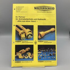 WALTERSCHEID Prospekt Antriebstechnik und Hydraulik