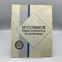 IHC McCormick Prospekt "Maschinen und Geräte für die Heu- u. Getreideernte"