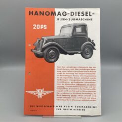 HANOMAG Prospekt Diesel-Klein-Zugmaschine