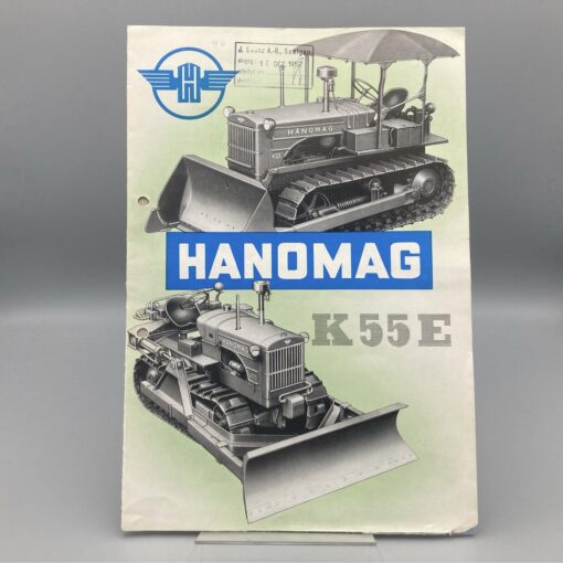 HANOMAG Prospekt Planierraupe K55E