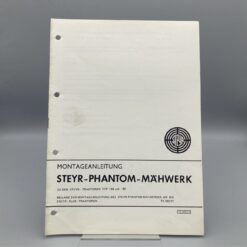 STEYR Montageanleitung PHANTOM Mähwerk