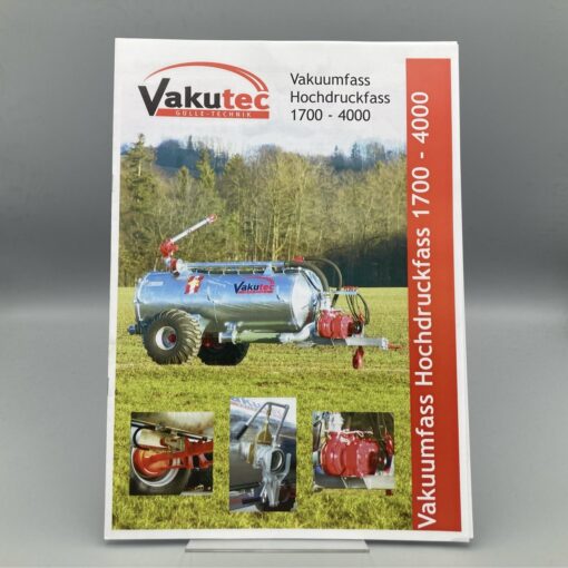 VAKUTEC Prospekt Vakuumfass, Hochdruckfass