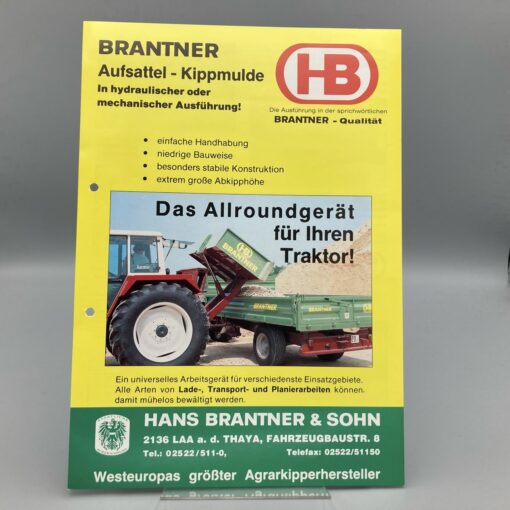 BRANTNER Prospekt Aufsattel-Kippmulde