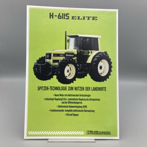 HÜRLIMANN Prospekt Traktor H-6115 Elite