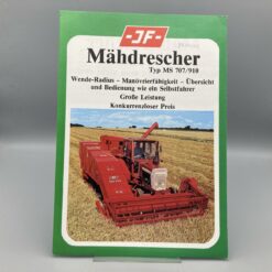 -JF- Prospekt Mähdrescher MS 707/910