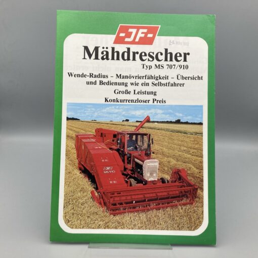 -JF- Prospekt Mähdrescher MS 707/910