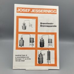 J. JESSERNIGG Prospekt Branntwein-Brennapparate