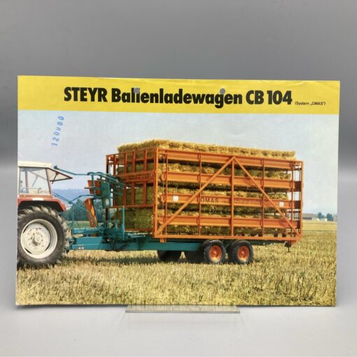 Prospekt STEYR Ballenladewagen CB 104