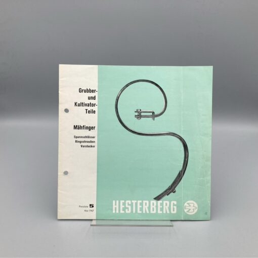 HESTERBERG Preisliste '67 Grubber- u. Kultivator-Teile