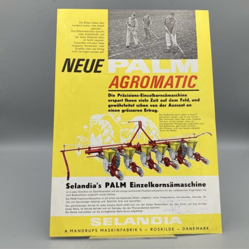 SELANDIA Prospekt Präzisionssämaschine PALM AGROMATIC