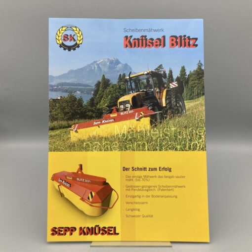 KNÜSEL Prospekt Scheibenmähwerk BLITZ