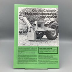 RICHEI Prospekt Holzzerkleinerungs-Maschine "Olathe Chipper"