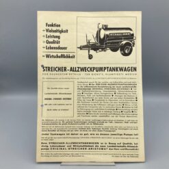 STREICHER Prospekt Allzweck-Pumptankwagen