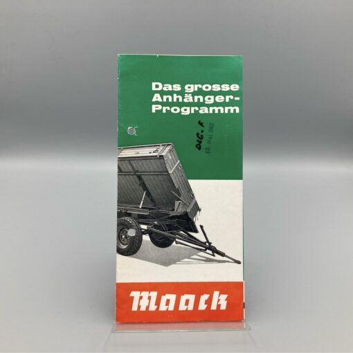 MAACK Prospekt Anhänger-Programm