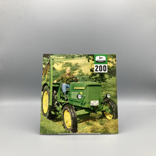 JOHN DEERE LANZ Prospekt Schlepper 200