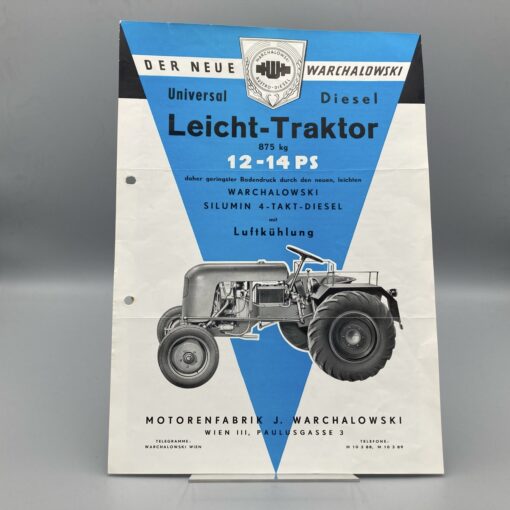 WARCHALOWSKI Prospekt Leicht-Traktor 12-14PS