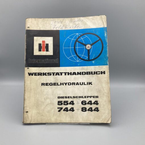 IHC Werkstatthandbuch Regelhydraulik