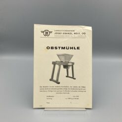 J. KRANZL Prospekt Obstmühle