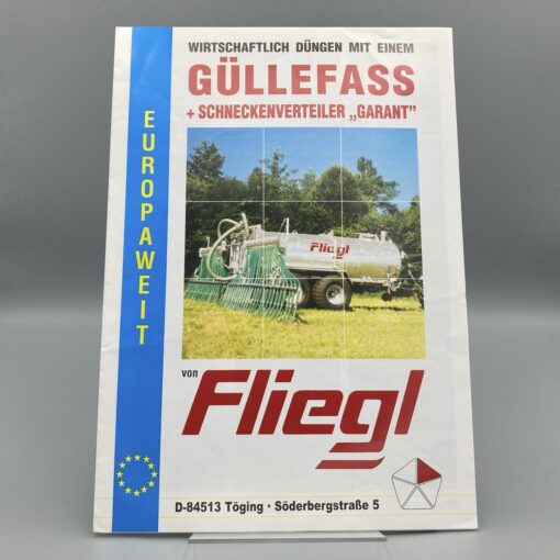 FLIEGL Prospekt Güllefass + Schneckenverteiler