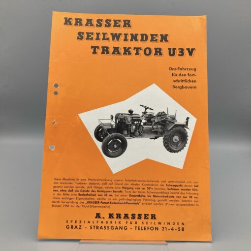 KRASSER Prospekt Seilwinden Traktor