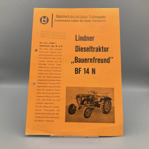 LINDNER Traktor Bauernfreund