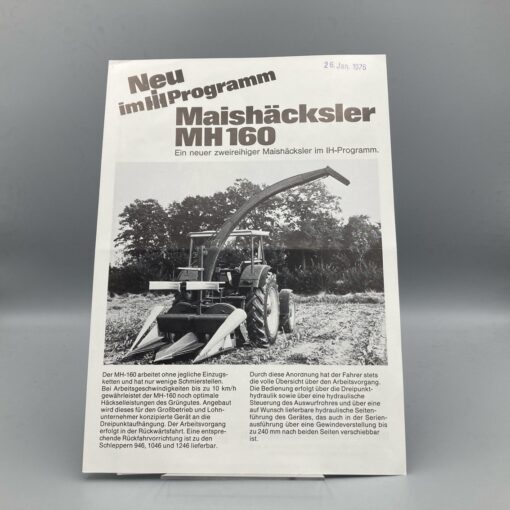 McCormick IHC Prospekt Maishäcksler